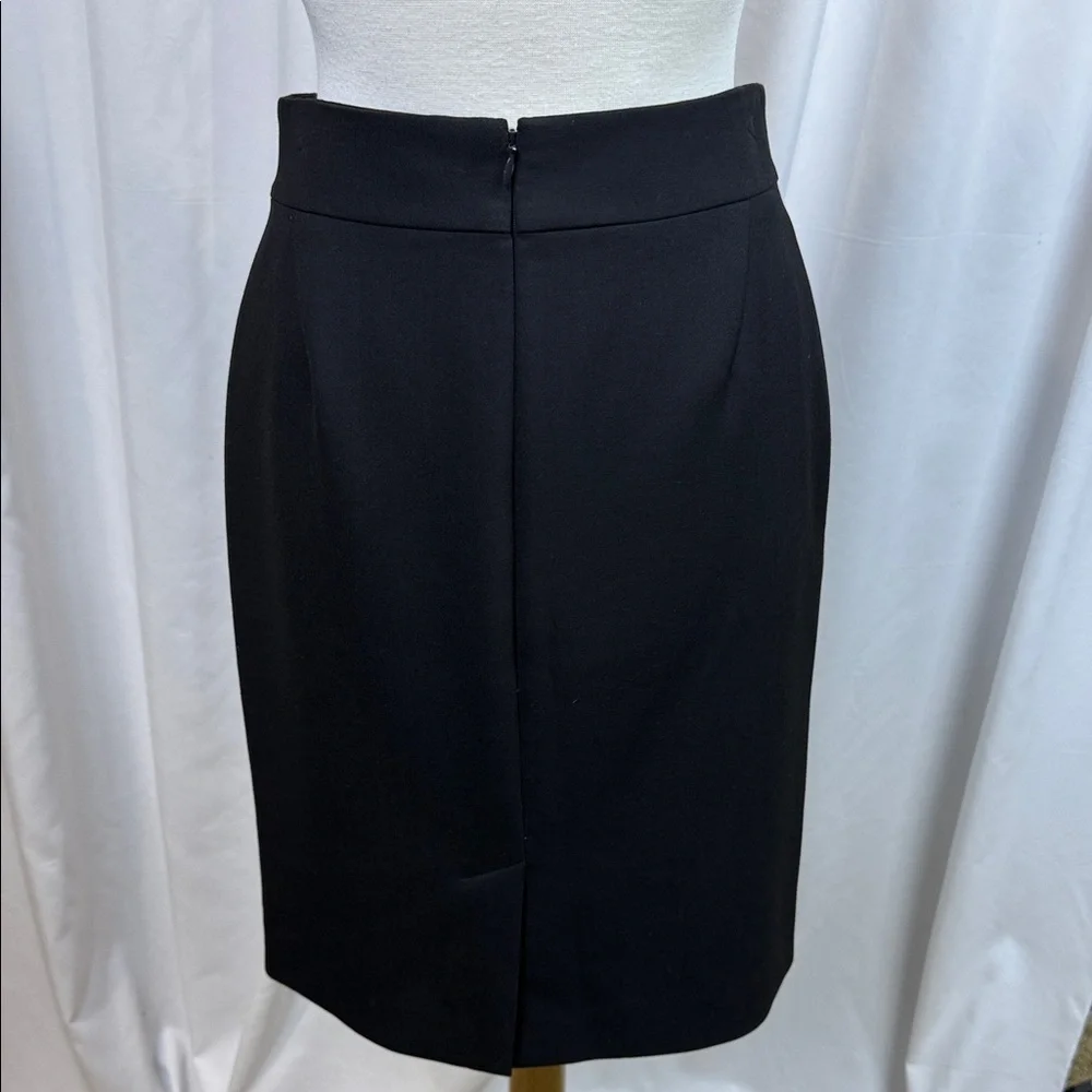 Ann Taylor Black Classic Pencil Skirt, Size 6 - Picture 2 of 7